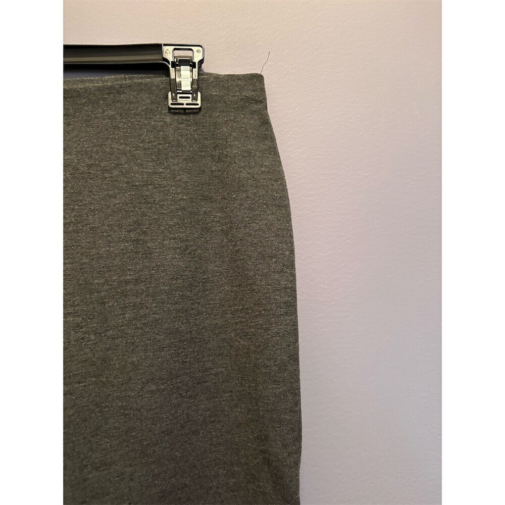 Liz Claiborne Alexis Pants Womens Size L Gray Pull-On Stretch Straight Leg - Picture 3 of 9